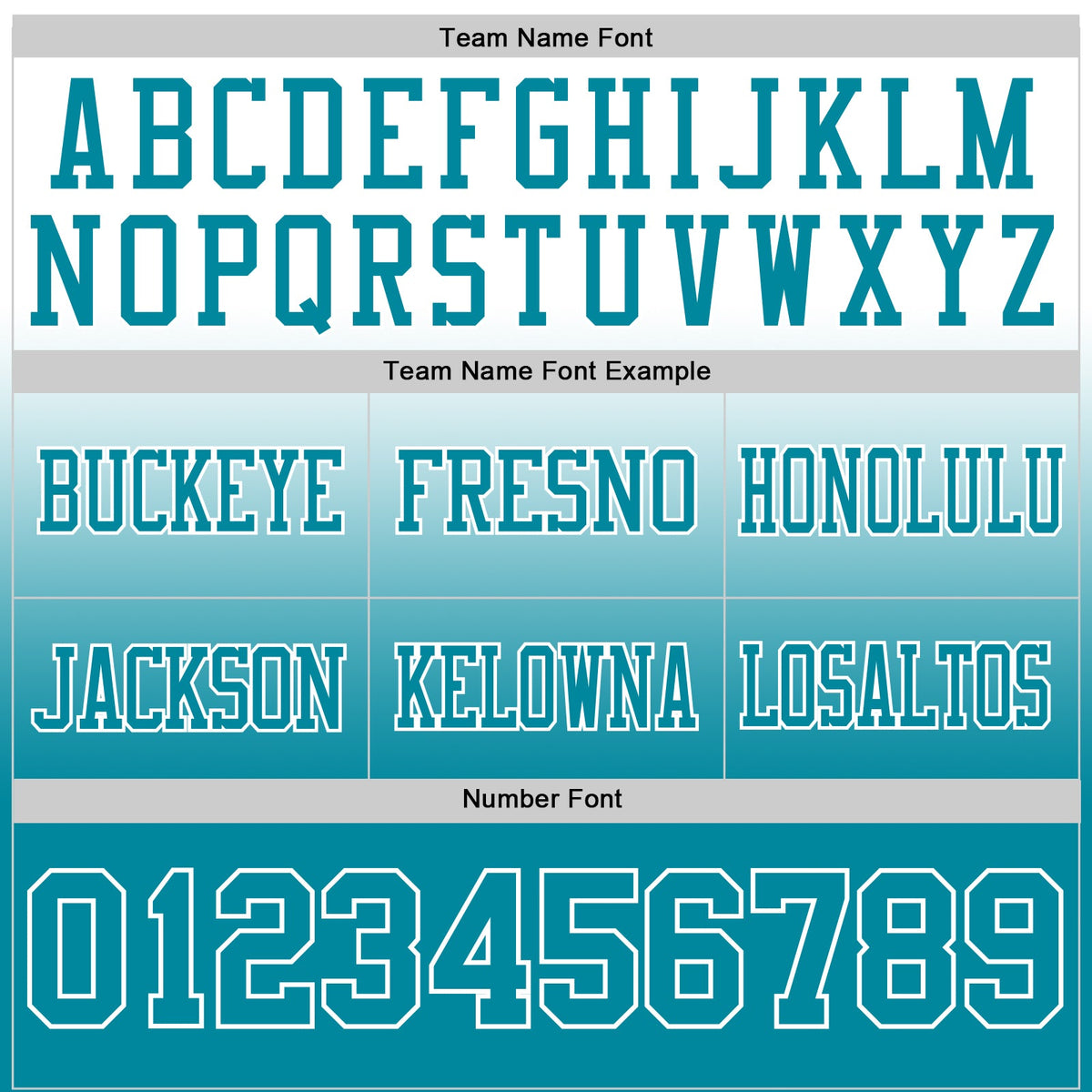 Custom White Teal Authentic Fade Fashion Football Jersey - Front