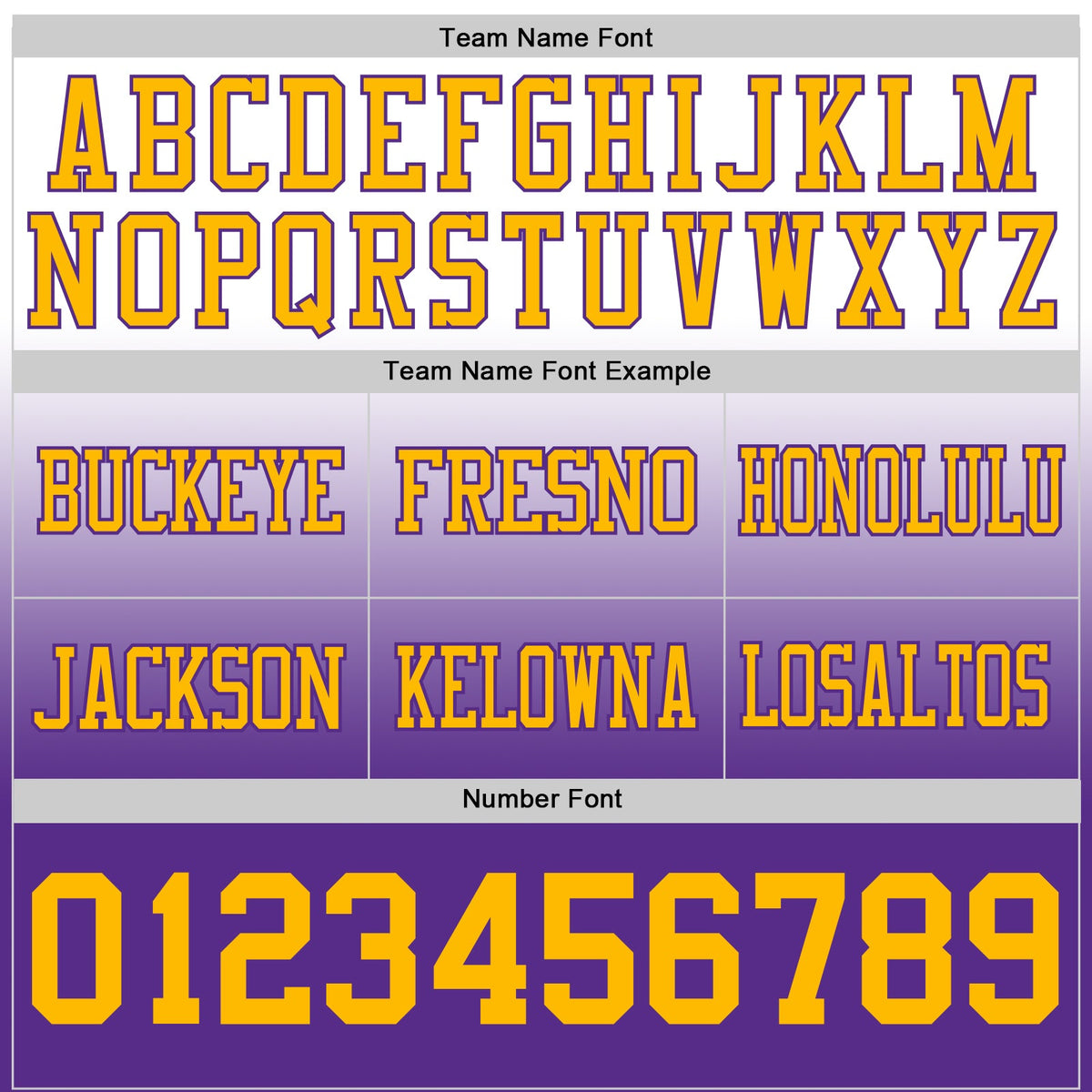 Custom White Gold-Purple Authentic Fade Fashion Football Jersey - Front