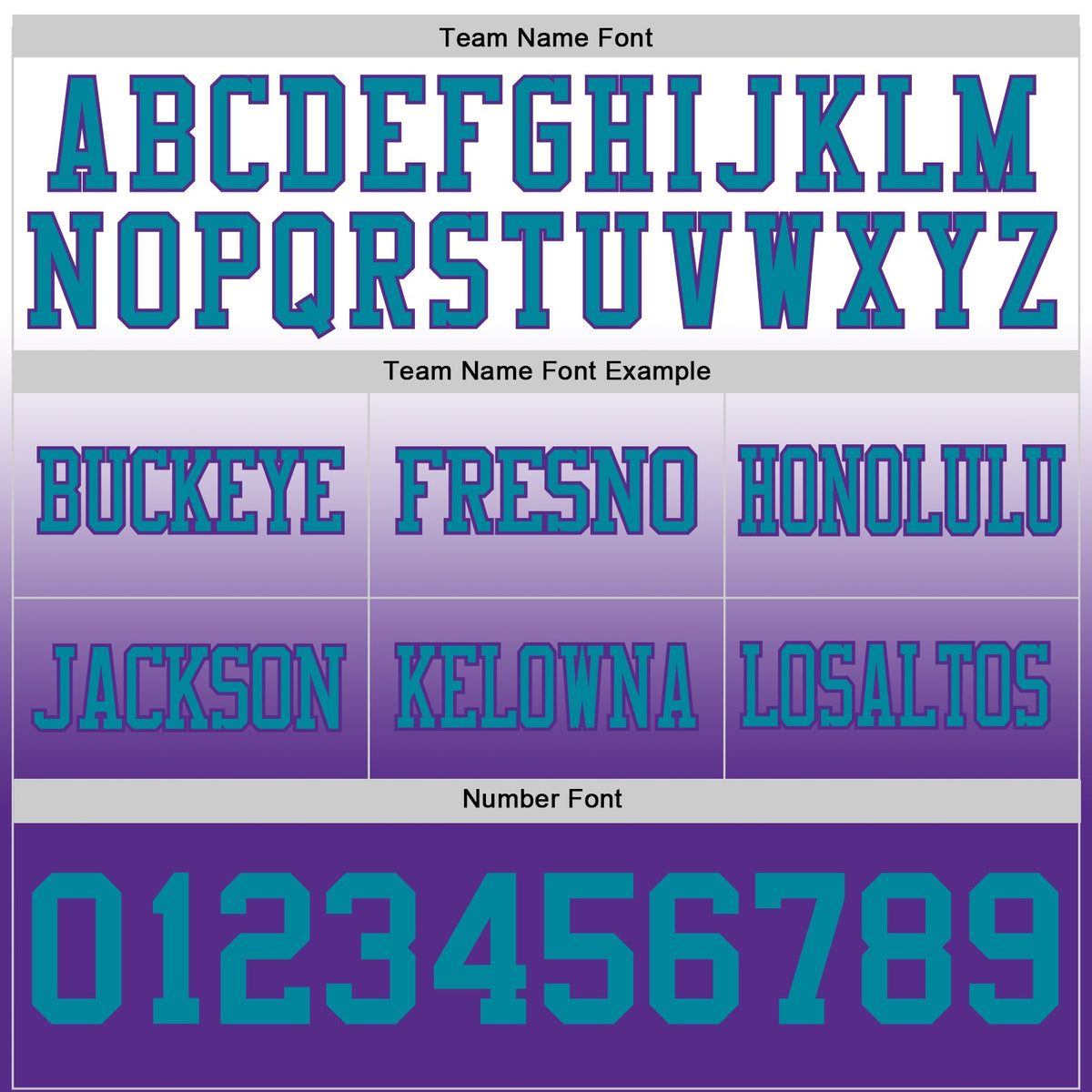 Custom White Teal-Purple Authentic Fade Fashion Football Jersey - Front