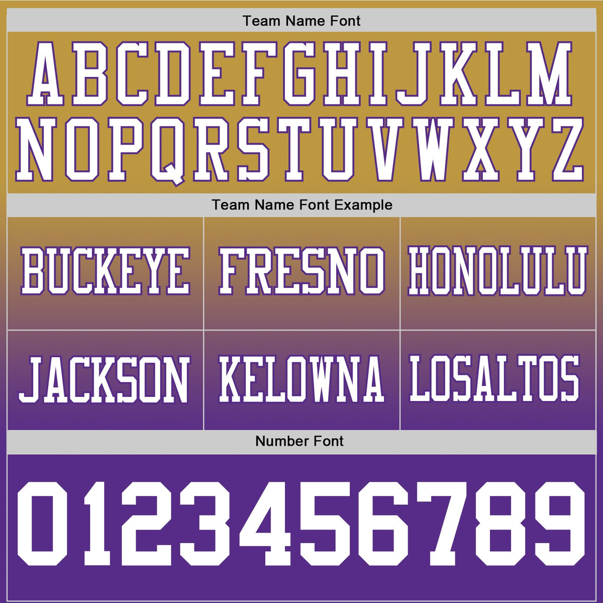 Custom Old Gold White-Purple Authentic Fade Fashion Football Jersey - Front