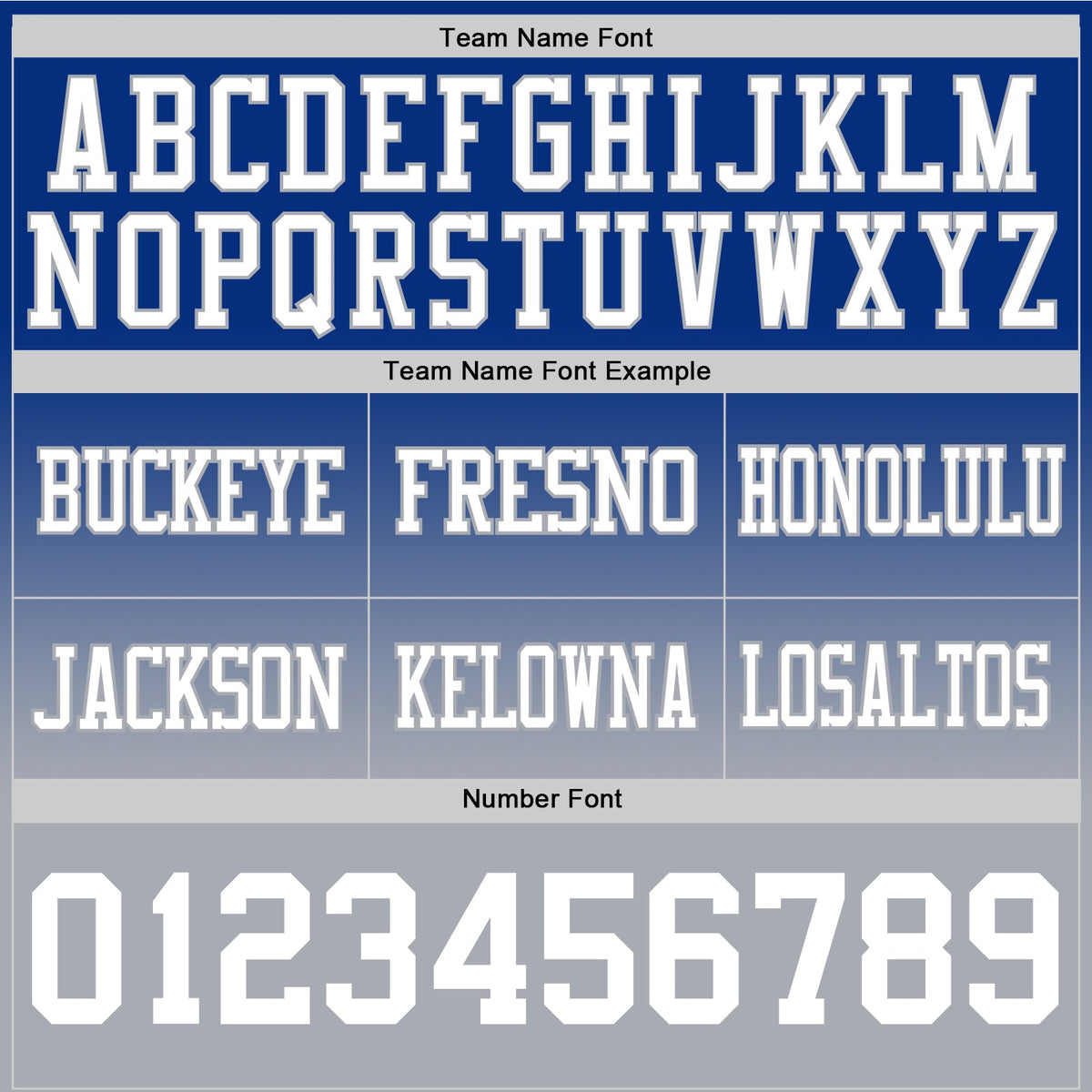Custom Royal White-Gray Authentic Fade Fashion Football Jersey - Front