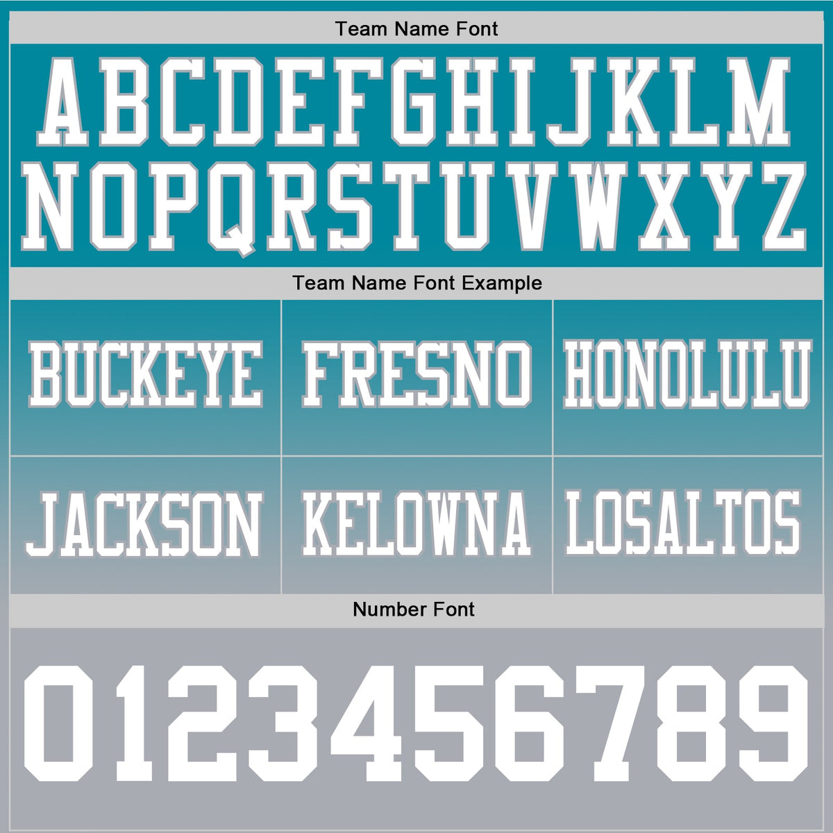 Custom Teal White-Gray Authentic Fade Fashion Football Jersey - Front