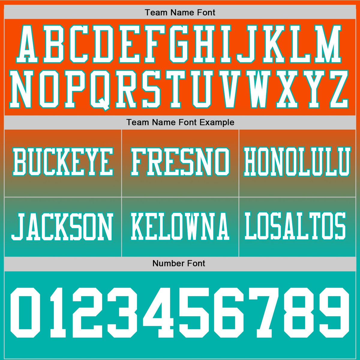 Custom Orange White-Aqua Authentic Fade Fashion Football Jersey - Front