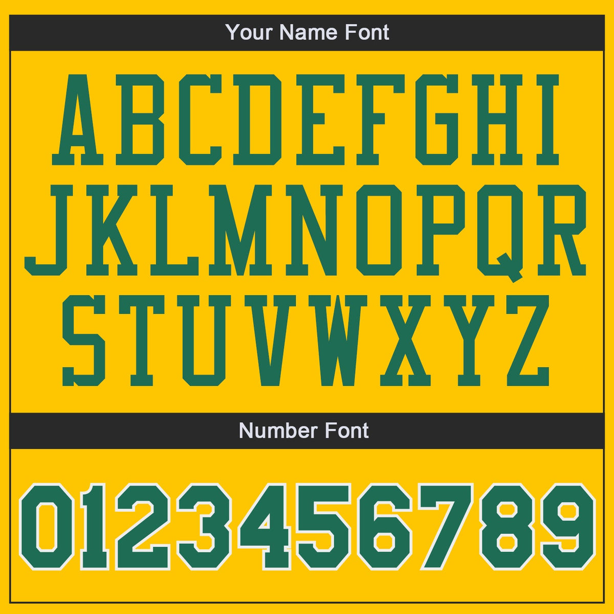 Custom Gold Kelly Green-White Authentic Throwback Basketball Jersey - Detail