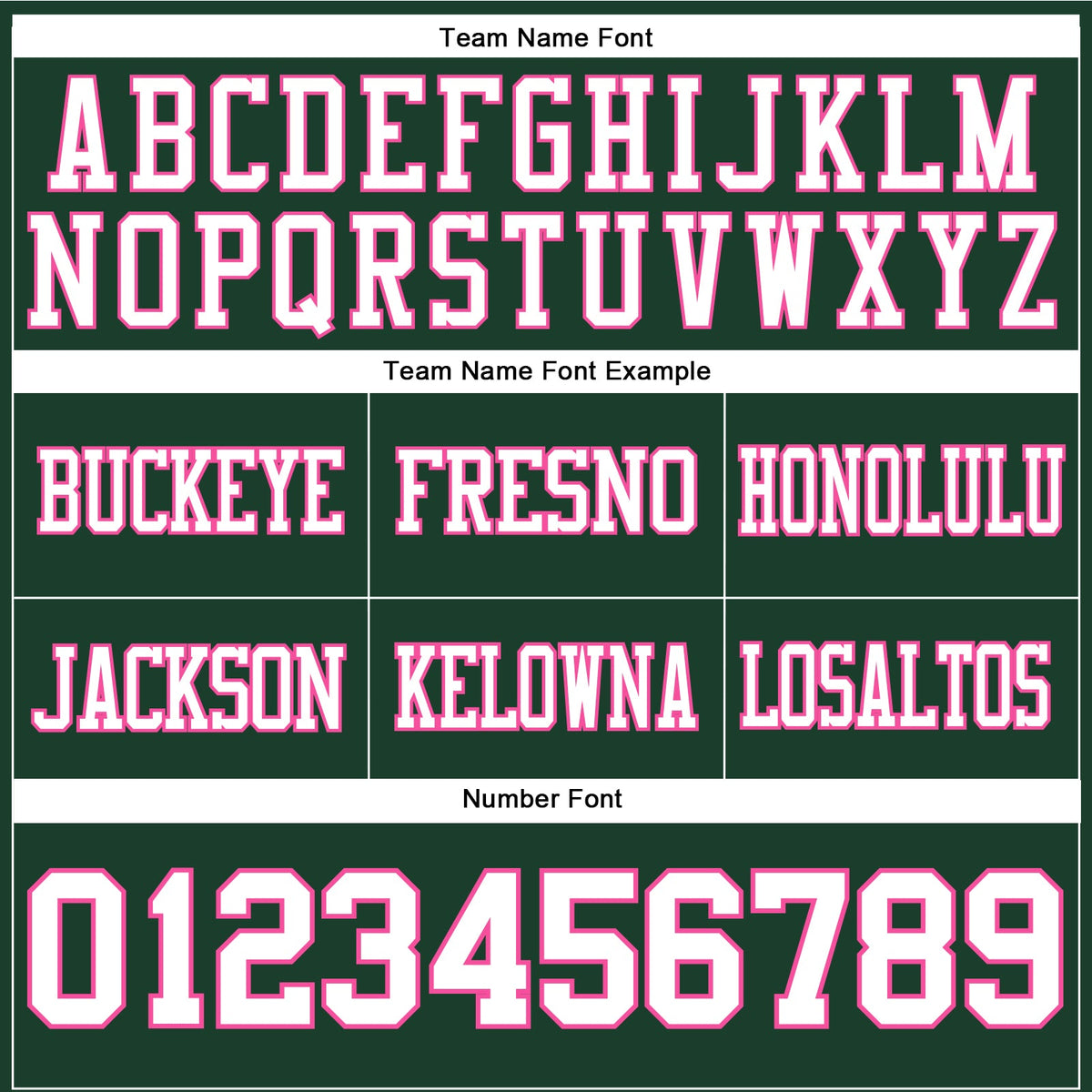 Custom Green White-Pink Authentic Football Jersey - Front