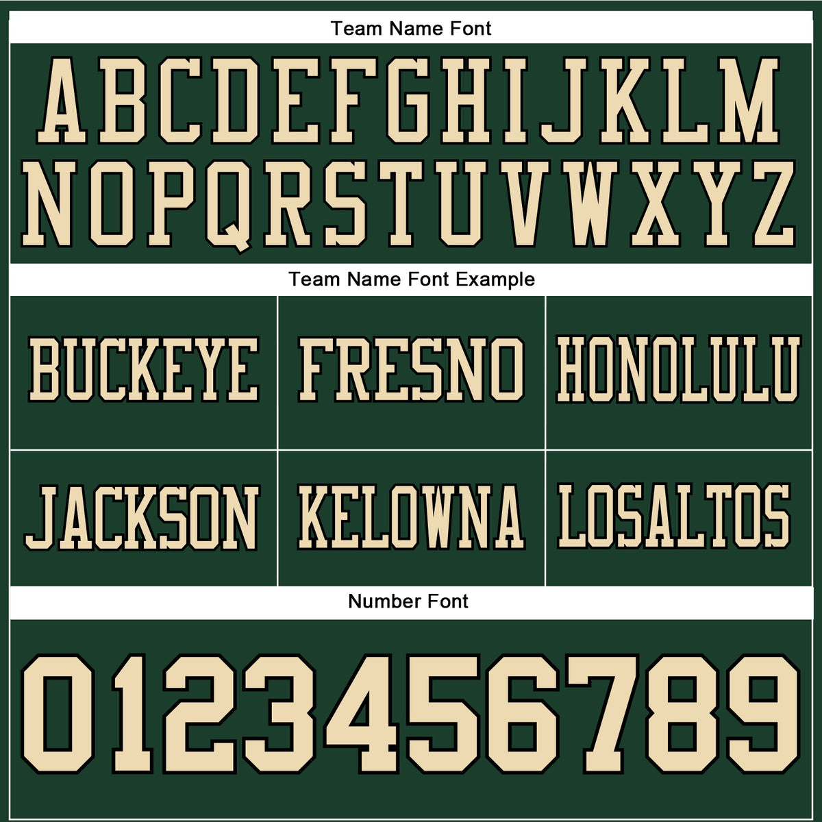 Custom Green City Cream-Black Authentic Football Jersey - Front
