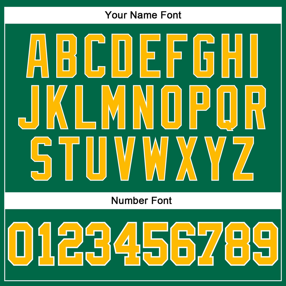 Custom Kelly Green Gold-White Authentic Throwback Basketball Jersey - Detail