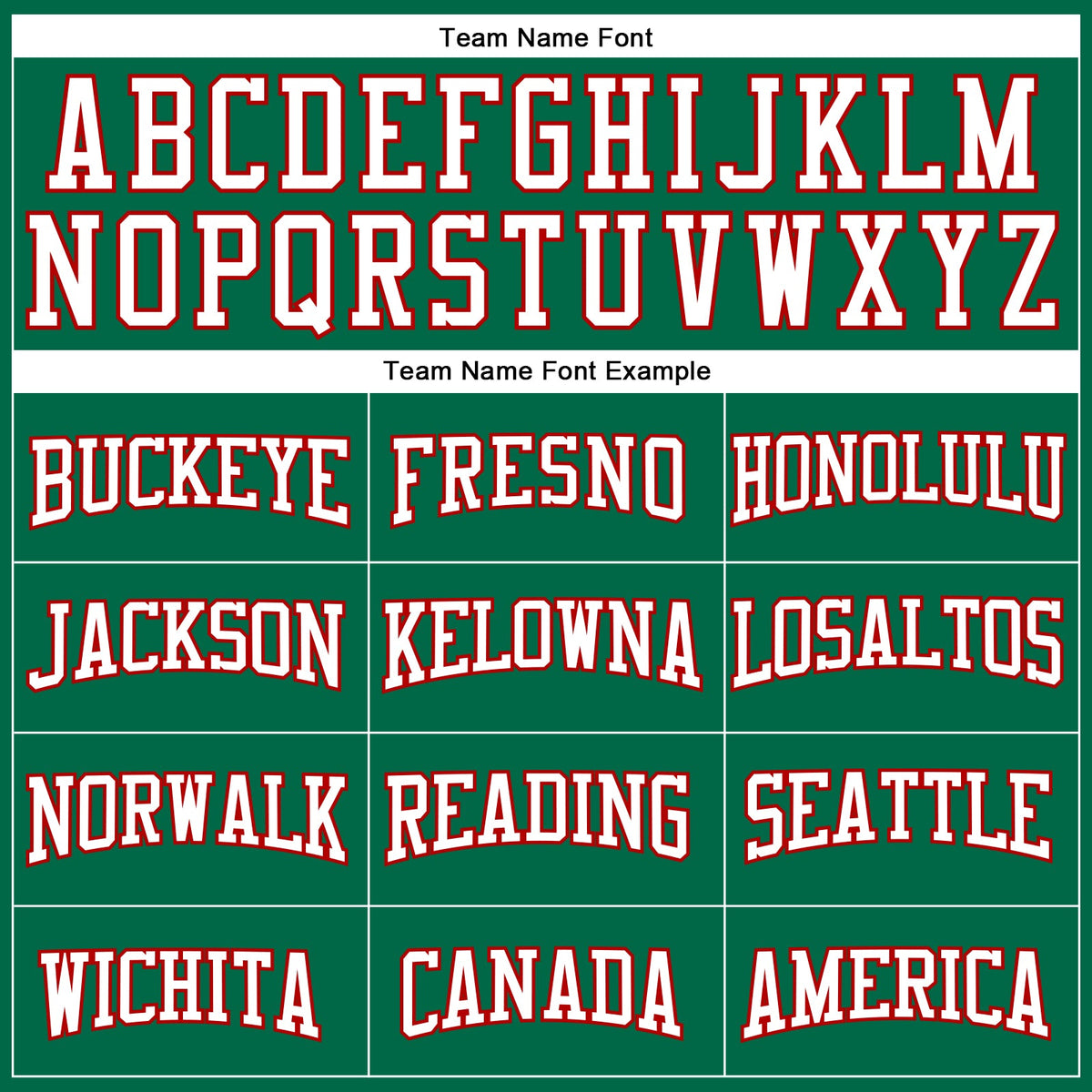 Custom Kelly Green White-Red Authentic Football Jersey - Detail