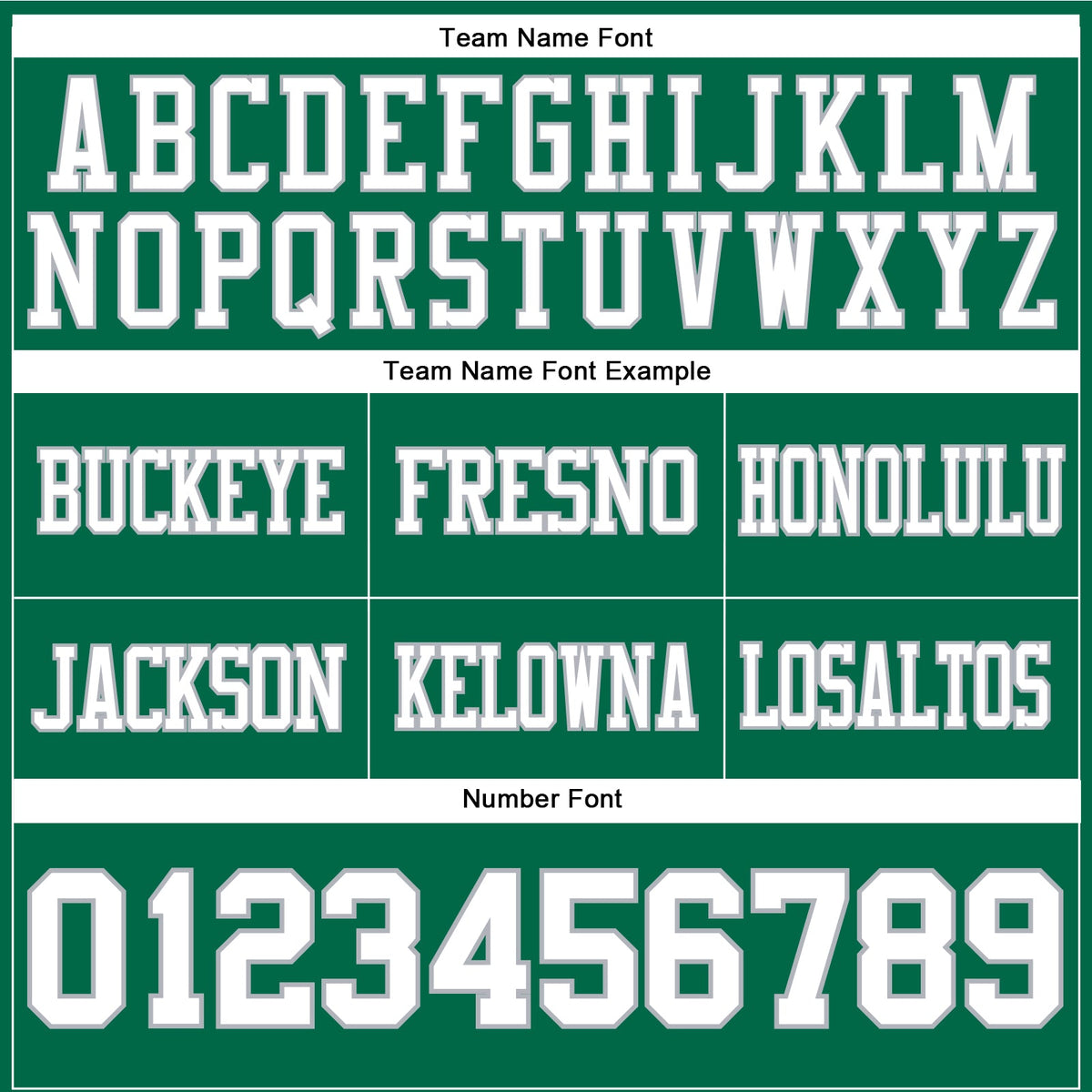 Custom Kelly Green White-Gray Authentic Football Jersey - Detail