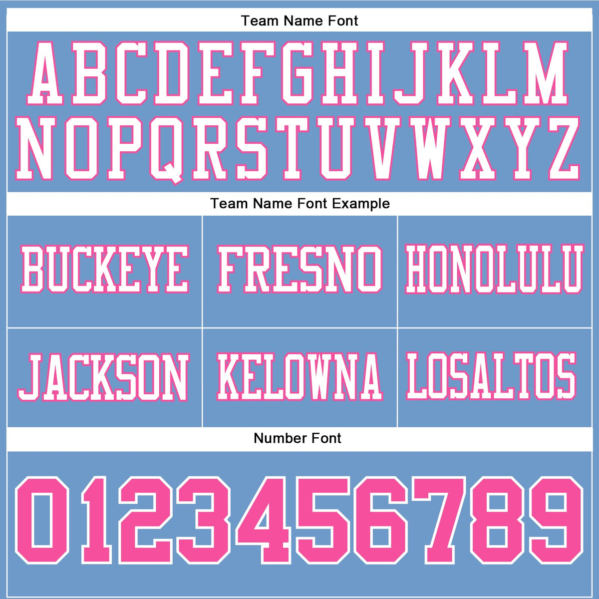 Custom Light Blue Pink-White Authentic Football Jersey - Detail