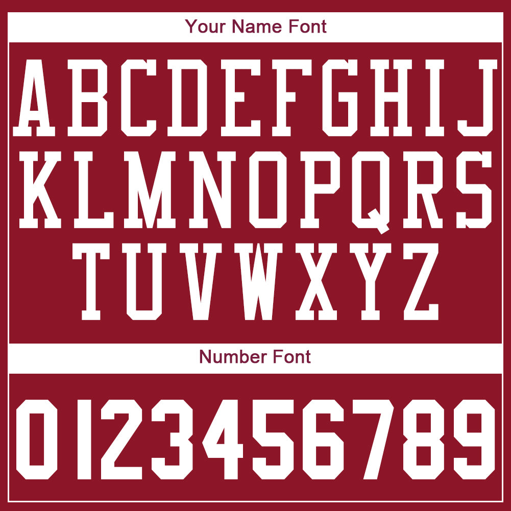 Custom Maroon White Round Neck Basketball Uniform Jersey - Detail