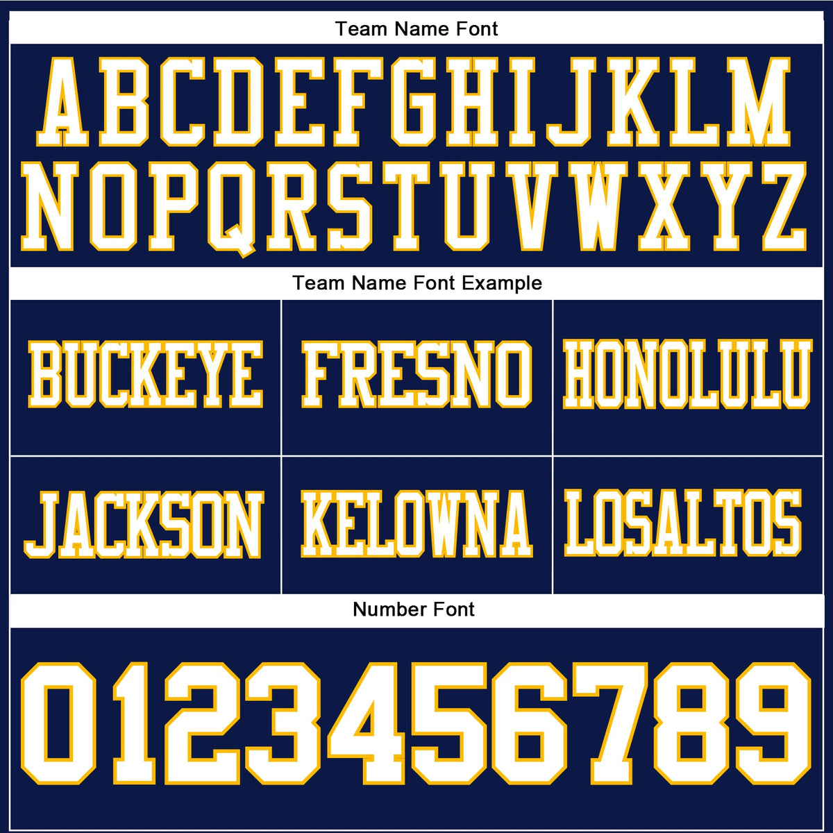 Custom Navy White-Gold Authentic Football Jersey - Detail
