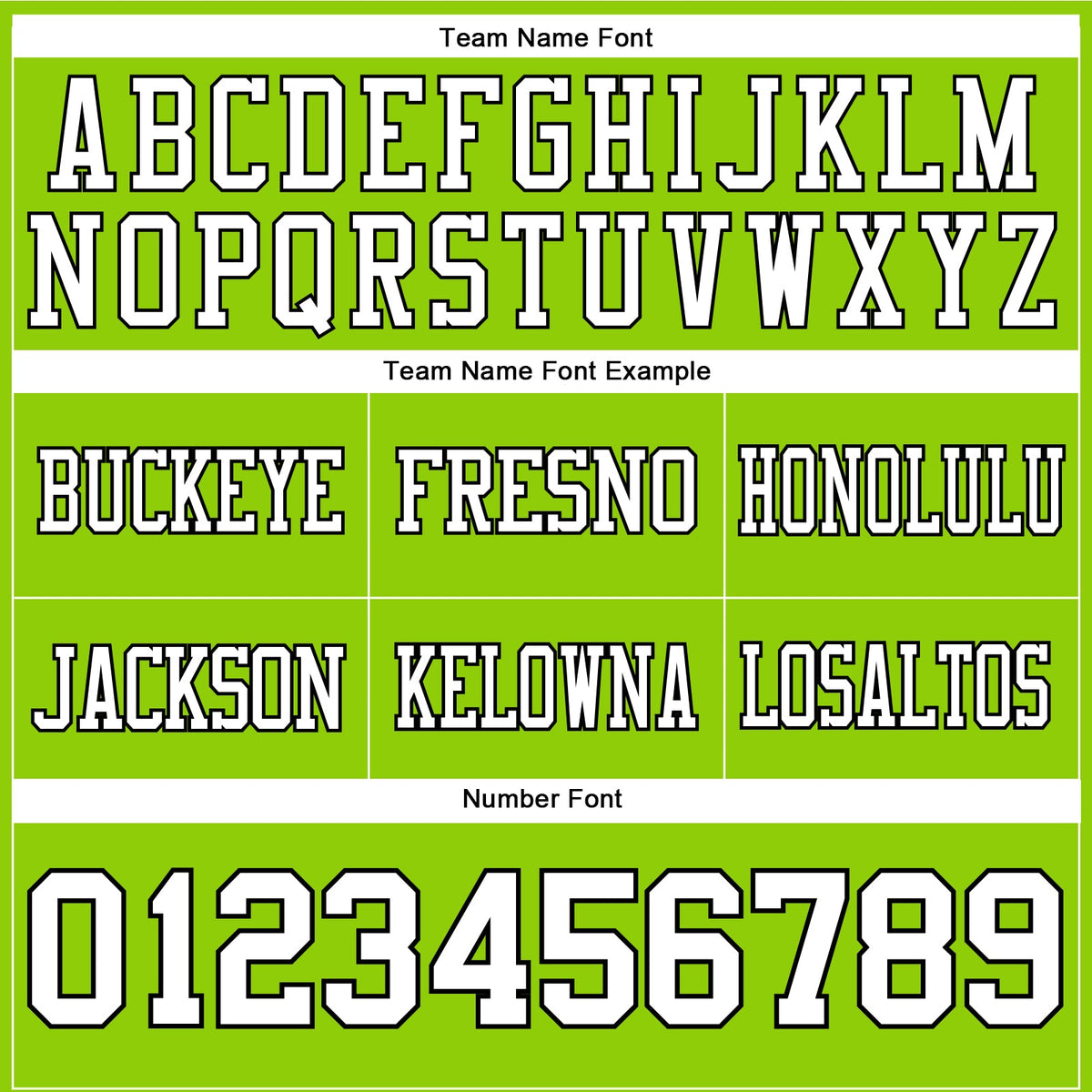 Custom Neon Green White-Black Authentic Football Jersey - Front