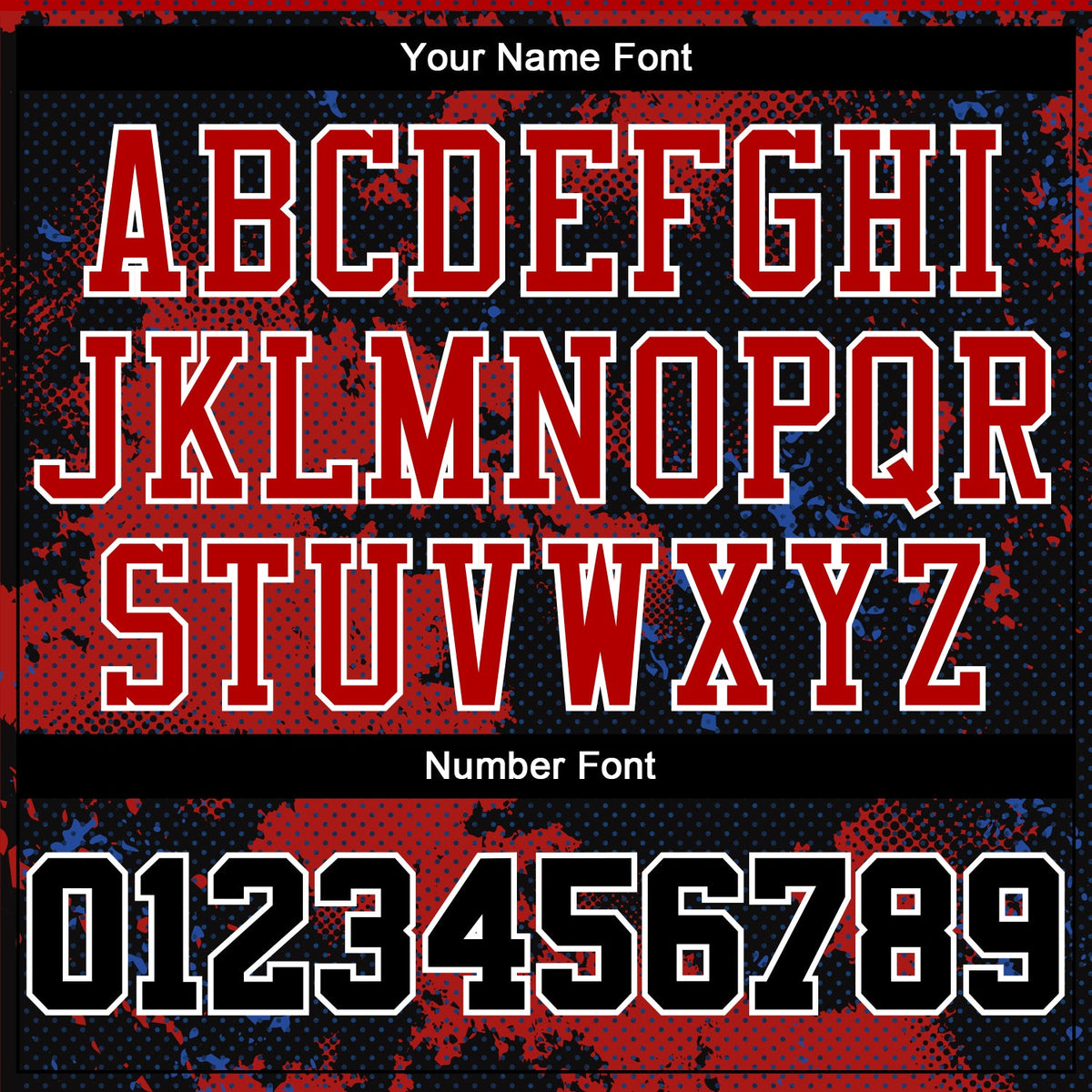 Custom Red Black-White Round Neck Sublimation Basketball Uniform Jersey - Detail