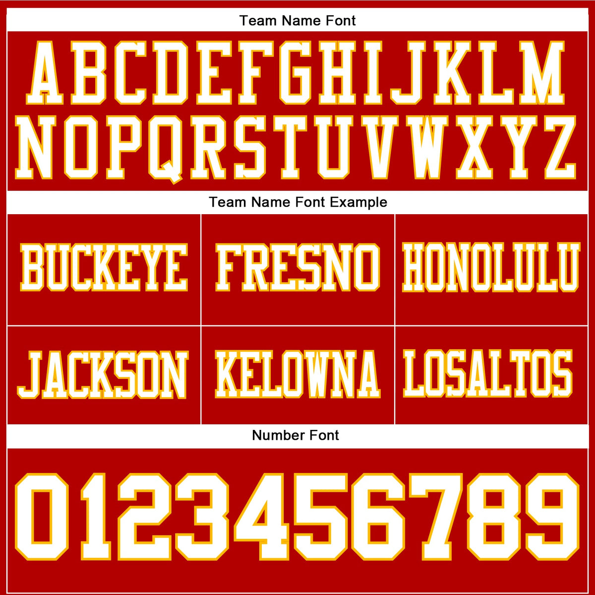 Custom Red White-Gold Authentic Football Jersey - Front