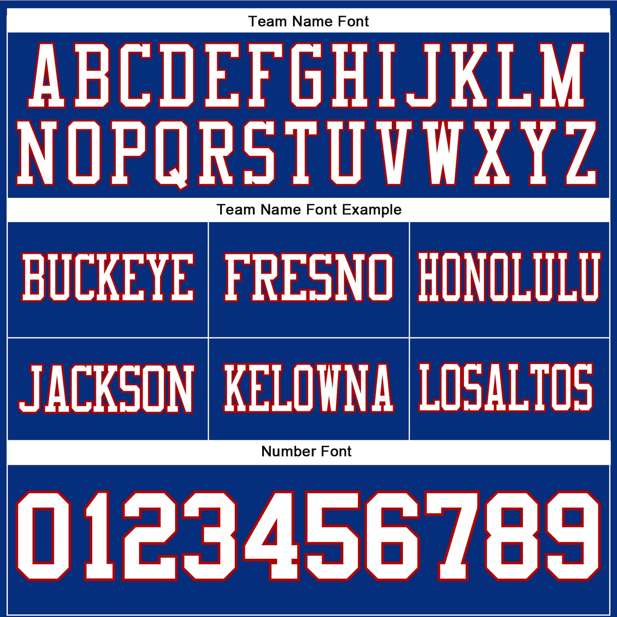 Custom Royal White-Red Authentic Football Jersey - Front