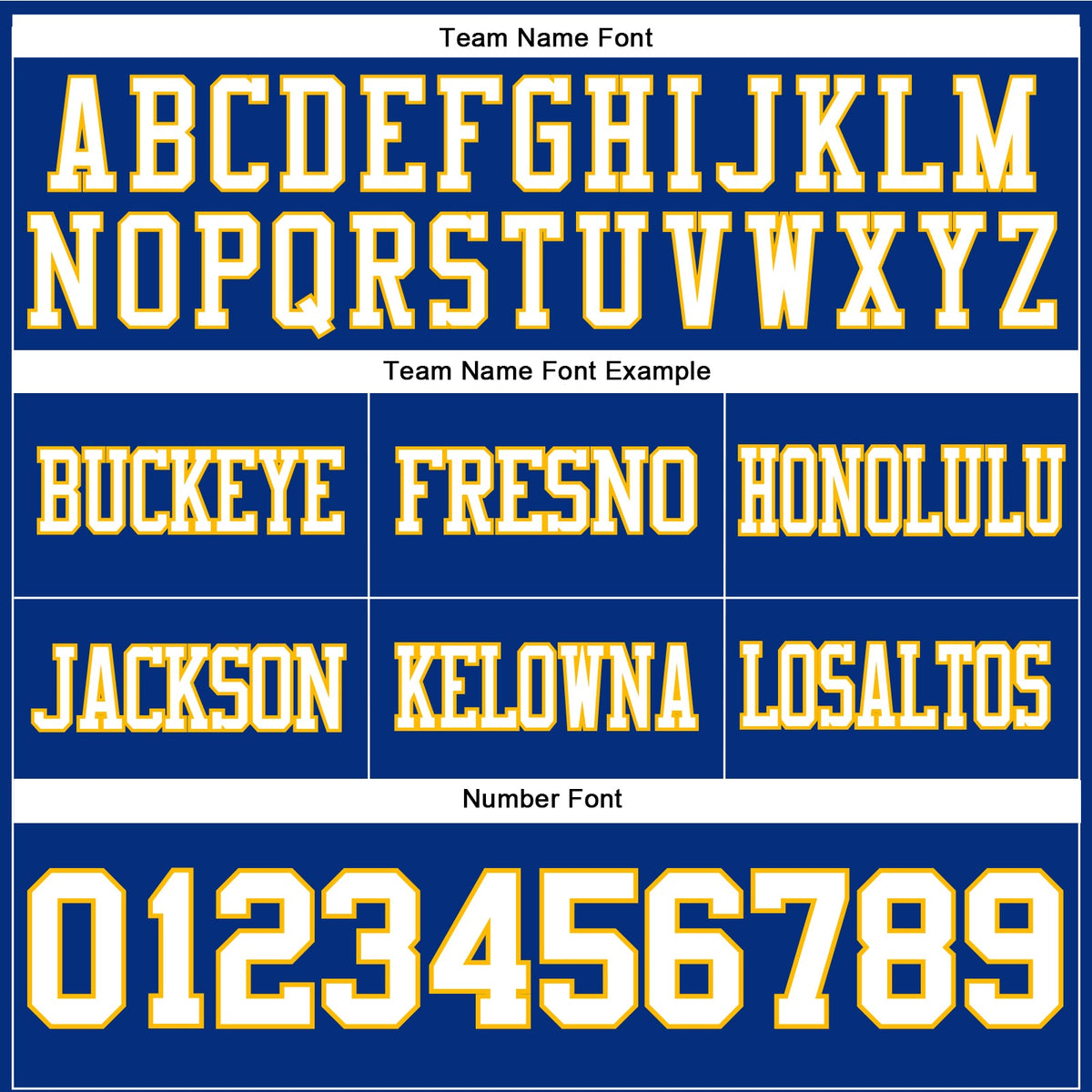 Custom Royal White-Gold Authentic Football Jersey - Detail