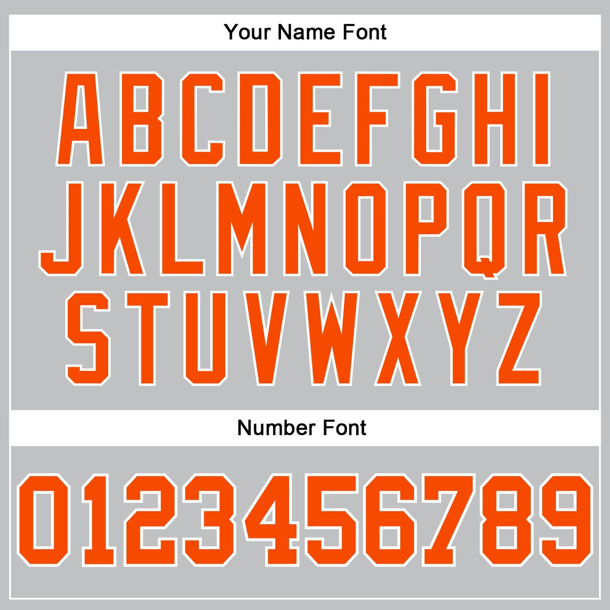 Custom Gray Orange-White Authentic Throwback Basketball Jersey - Detail