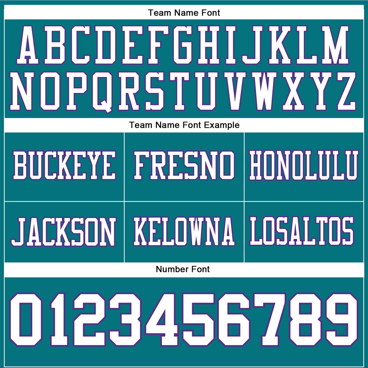 Custom Teal White-Purple Authentic Football Jersey - Detail