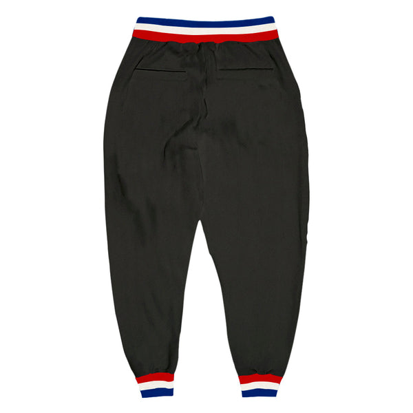 Custom Black Red-Royal Sports Pants alternate