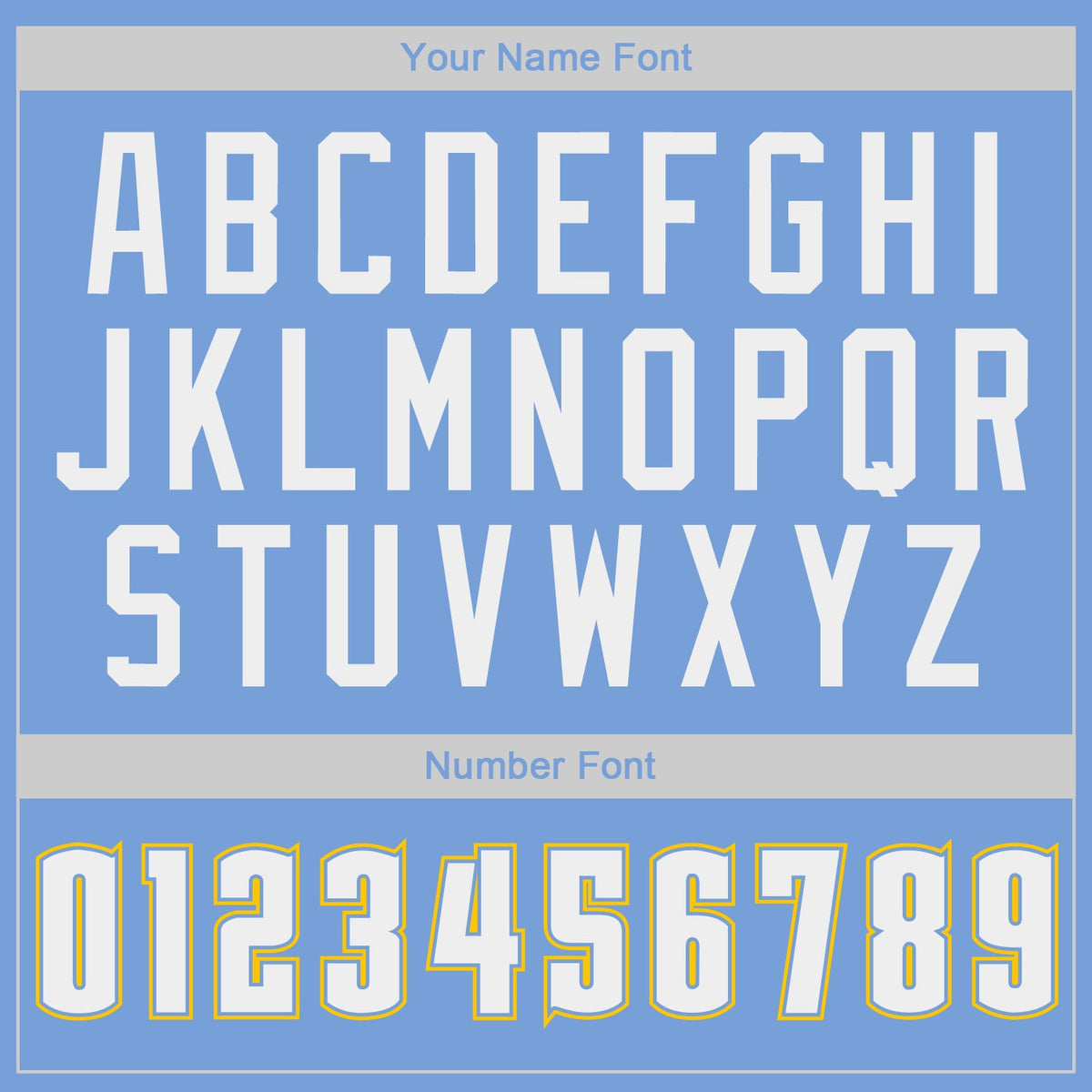 Custom Light Blue White-Gold Authentic Throwback Basketball Jersey - Detail