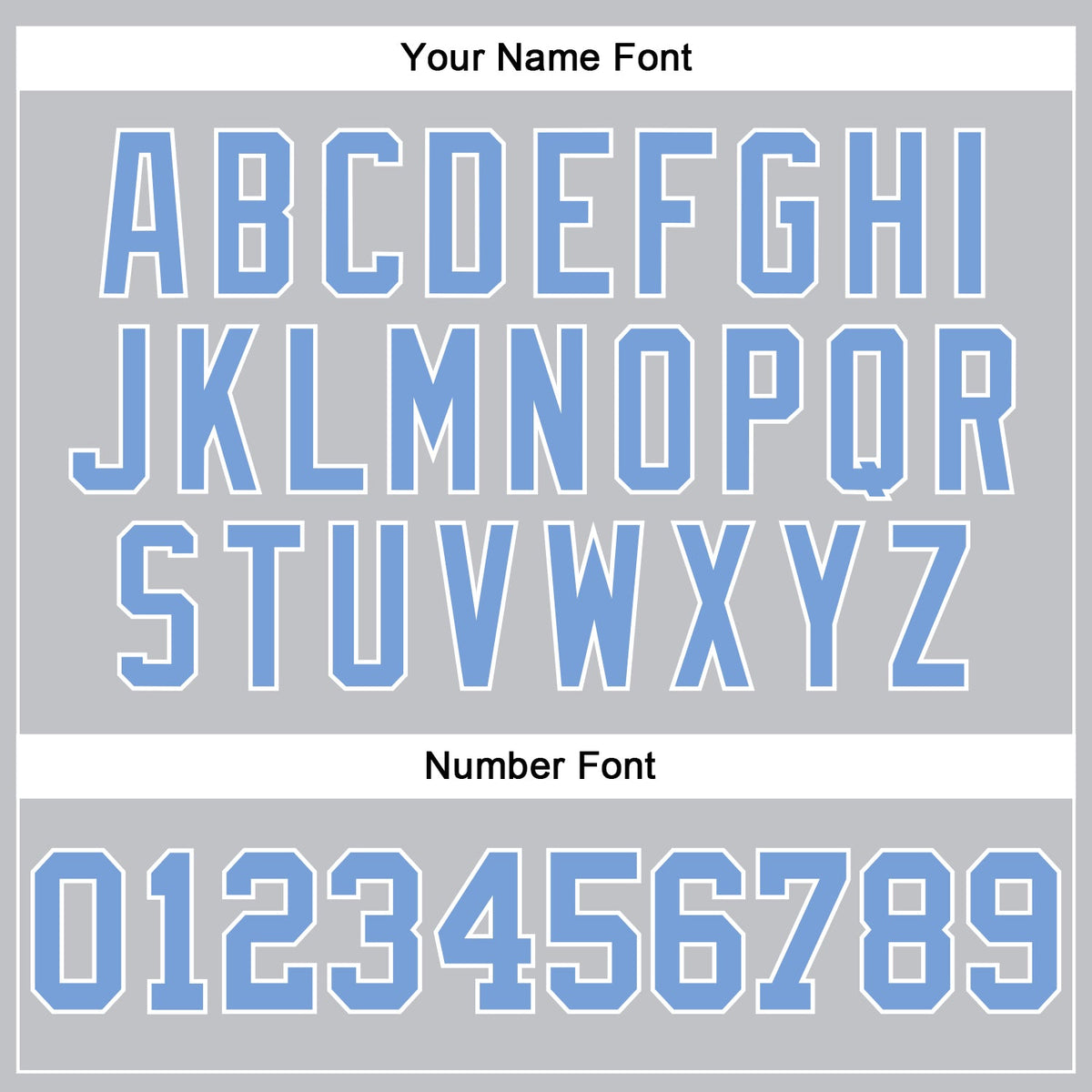 Custom Gray Light Blue-White Authentic Throwback Basketball Jersey - Detail